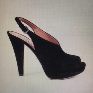 Prada Black sling back